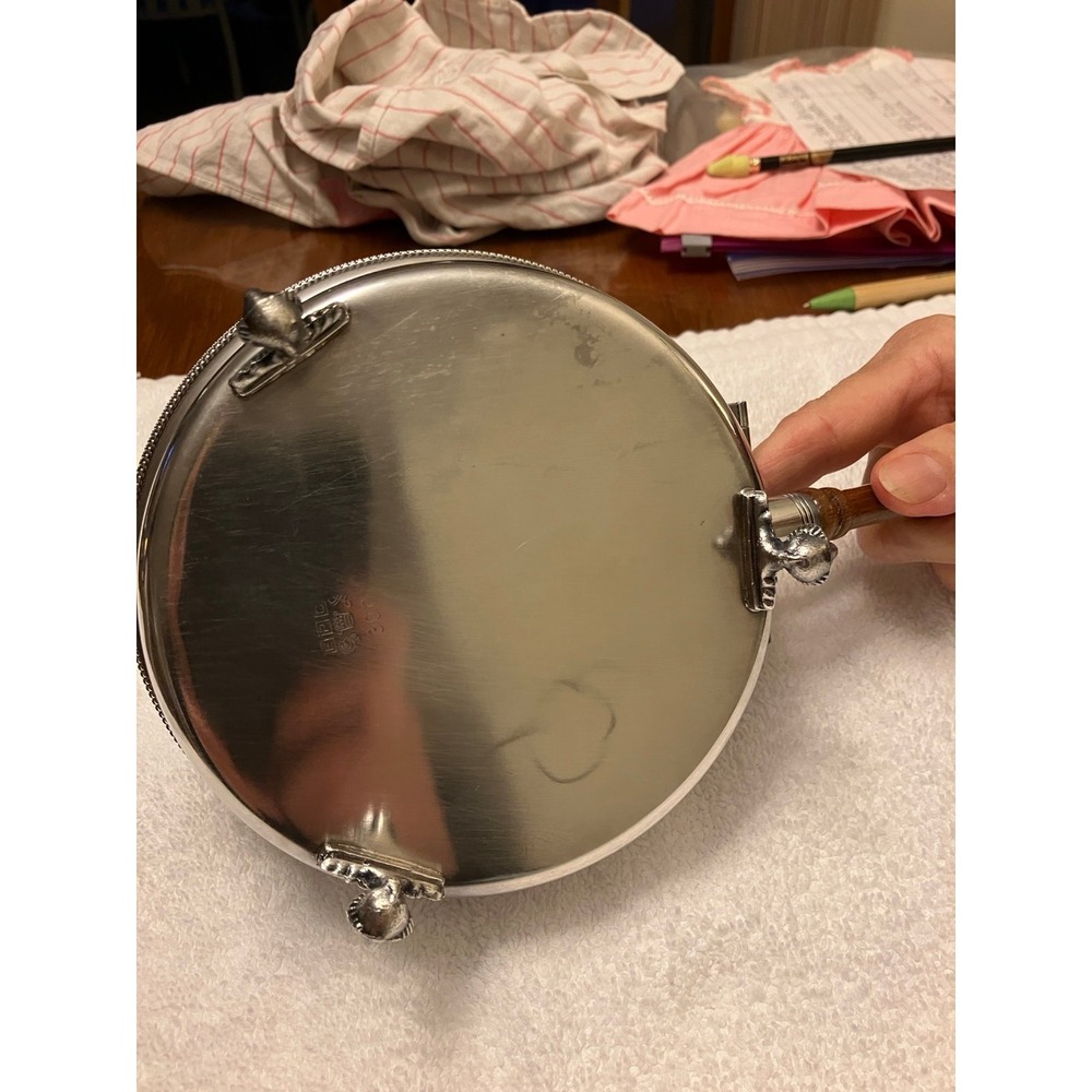 Vintage Sheffield silver co silent butler - Picture 4 of 7